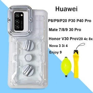 ip68 waterproof case for huawei p20 p30 p40 pro p8 p9 cover for huawei mate 7 8 9 30 pro honor 4c 8x nova 3 3i 4 v20 enjoy 9 free global shipping
