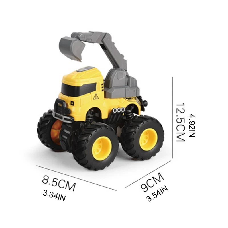 

DIY Stunt Four-wheel Drive Vehicle Dump Graffiti Car Toy Cross-border Crane/Excavator/Dump