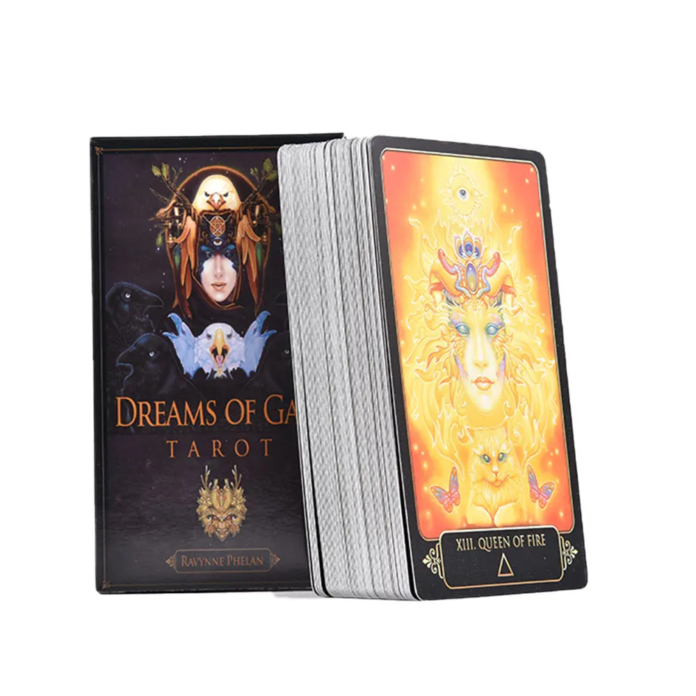 81 шт. Dreams Of Gaia Tarot Interaction комплект гаджетов игра тароты для семьи дети карты Таро