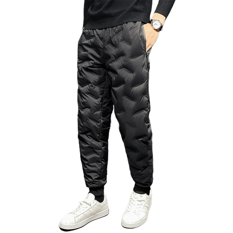 

pants Down men 2020 new style warm and thick outer wear in winter northeast wear fashionable large men's duck down pants