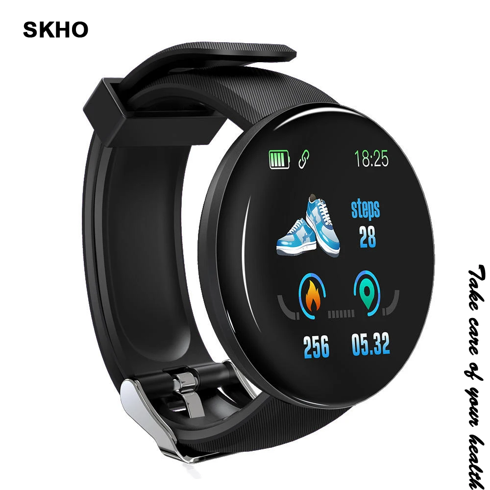 SKHO Новое поступление водонепроницаемый браслет Bluetooth Смарт-часы пульсометр кровяное давление фитнес-трекеры спортивные умные часы