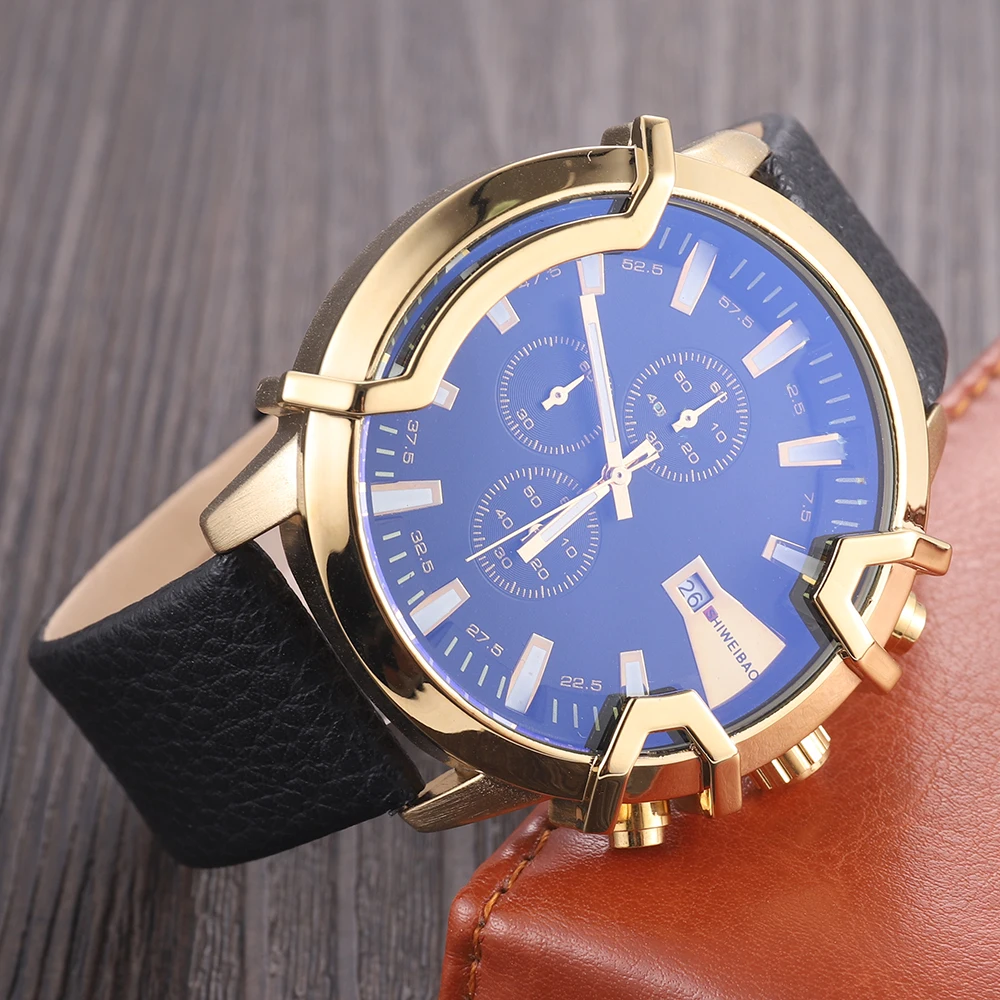 Часы мужские кварцевые с хронографом Брендовые спортивные креативные деловые