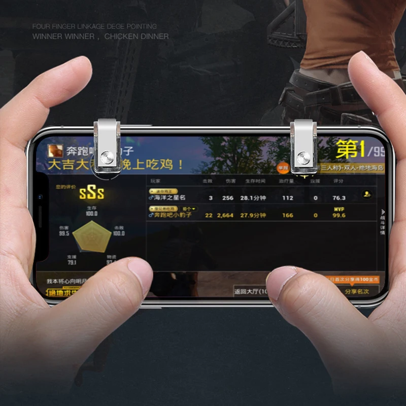 Новинка 2021 металлический геймпад PUBG мобильный триггер управление смартфоном