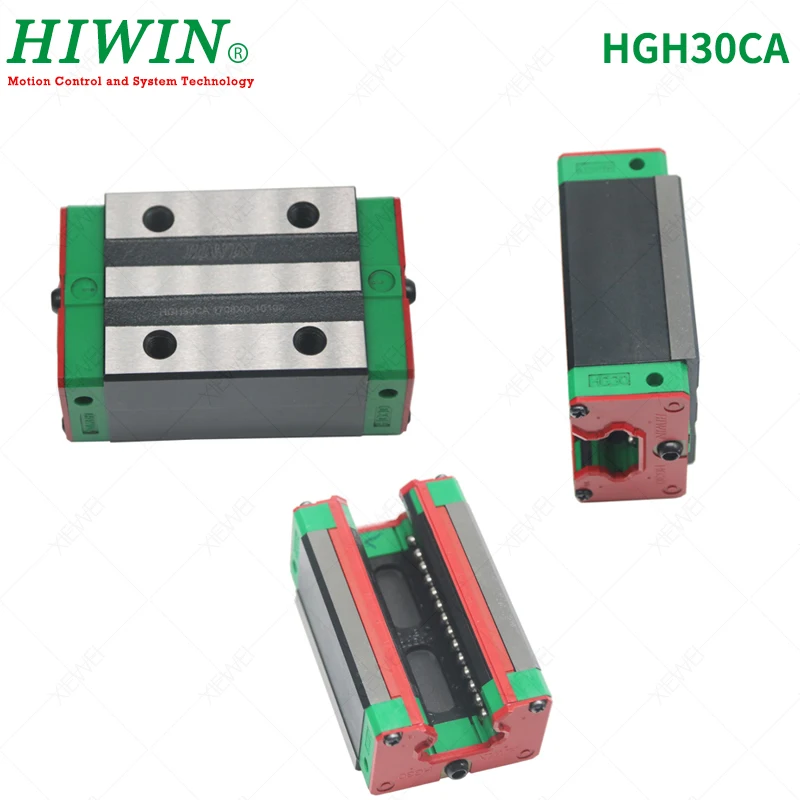 Бесплатная доставка 2 шт./лот Hiwin HGH15CA HGH20CA HGH25CA HGH30CA линейные направляющие блоки