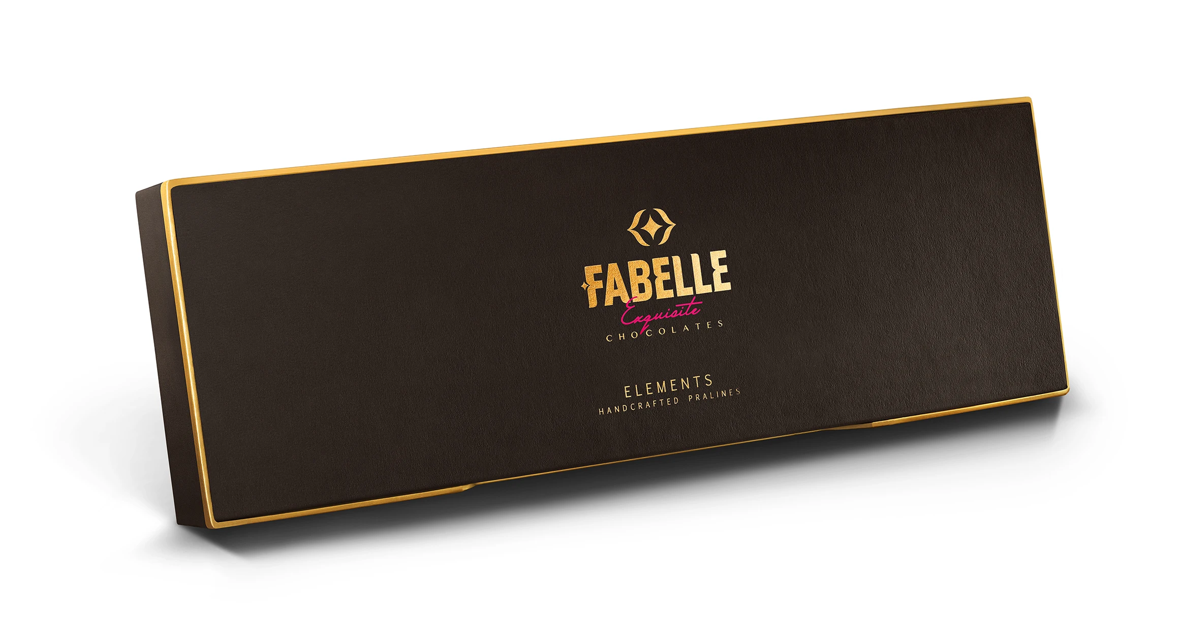 Пустая картонная подарочная коробка с магнитной застежкой для конфет шоколадных