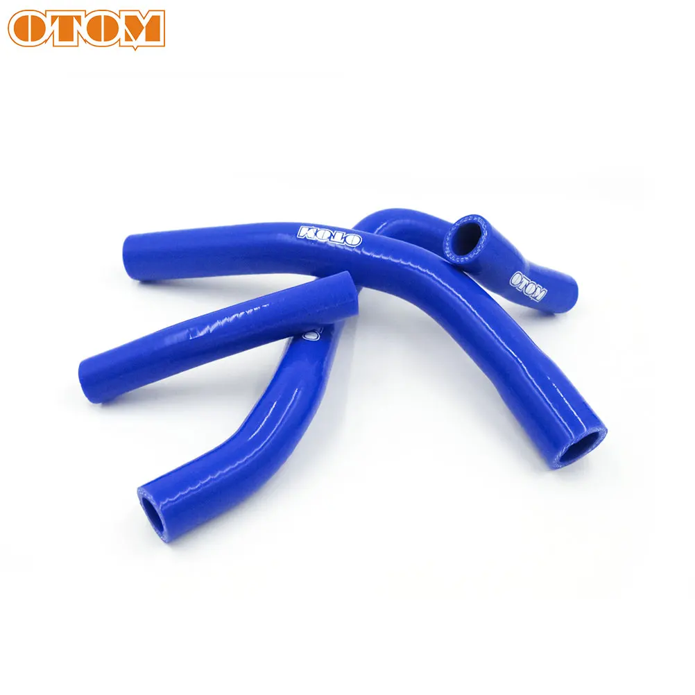 OTOM Motocross Radiator Hoses-RGM010 Blue Silica Gel Tube Rubber Pipe For YAMAHA YZ450F 14-17 Off-Road Motorcycle Dirt Bike Part |
