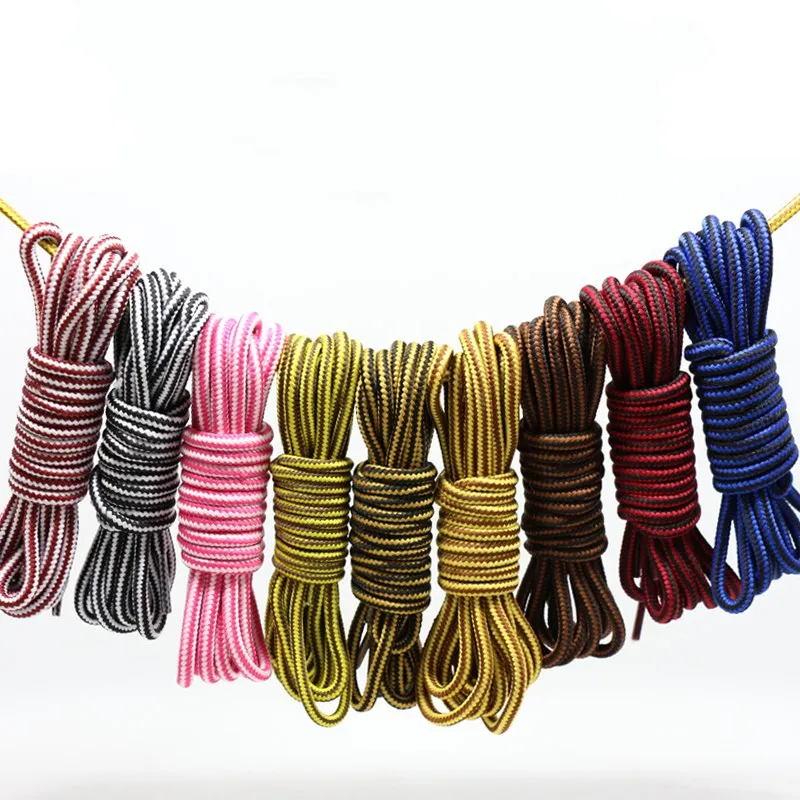 Шнурки для обуви двухцветные в полоску 4 цвета s Длина 120 см|Шнурки| |