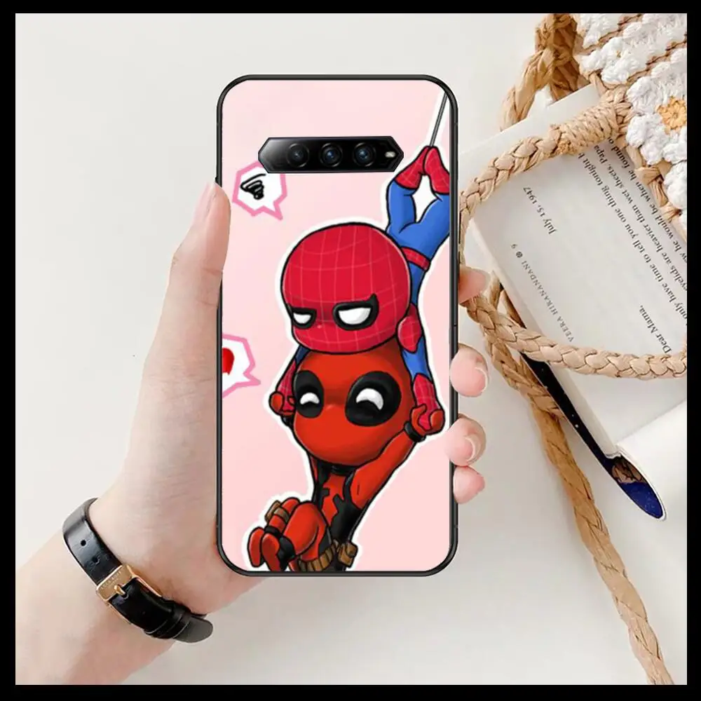 Мягкий ТПУ чехол для телефона Marvel Дэдпул xiaomi redmi Black Shark 4 Pro 2 3 3s чехлы Helo черный