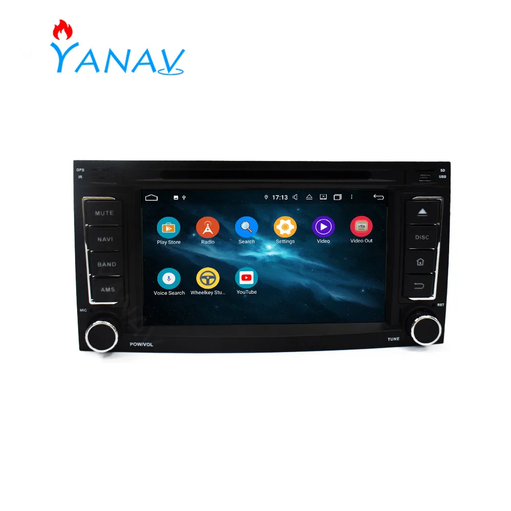 Автомобильный радиоприемник с навигацией GPS audio 2DIN Android стерео приемник для vw Touareg