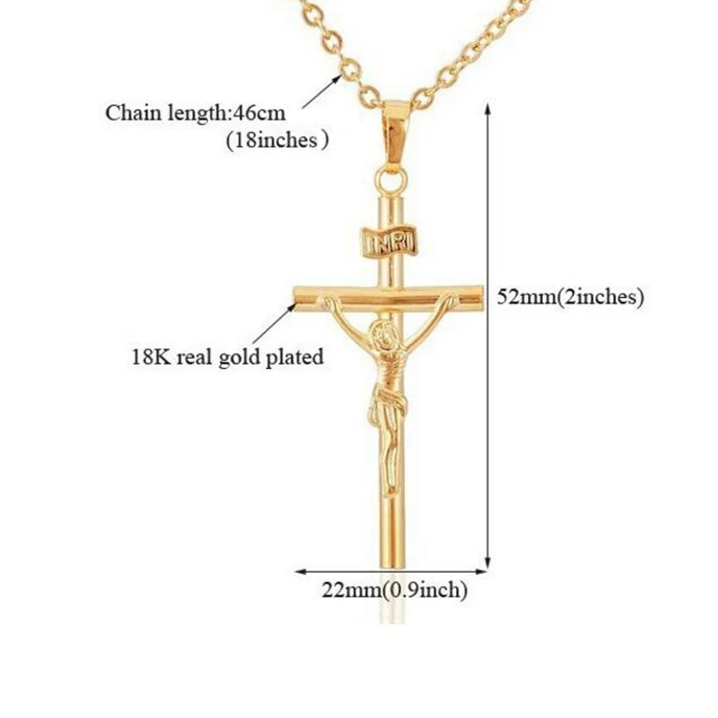 

Karopel Cross Necklace Crucifix Jesus Christian Virgin Mary Piece Pendant Jesus Necklace Chain Necklace Jewelry Free Shipping