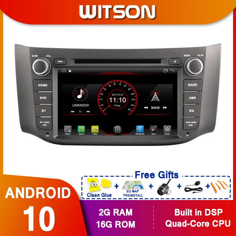 WITSON Android 10 автомобильный мультимедийный плеер для Nissan SYLPHY B17 2012 2013 Pulsar аудио WIFI DVD CD