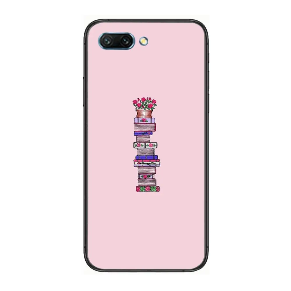 

Cute little girl Case study clear Phone Case For Huawei Honor 10 9 8 7 N Pro Lite A C RU Black Etui Coque Hoesjes comic fashio