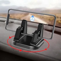 Car Rotating Phone Holder Dashboard Sticking Mount 360 Rotation Universal Auto Silicone Simple GPS Stand Bracket
