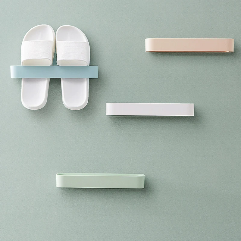 Трехмерная компактная бесшовная полка для хранения обуви настенный органайзер