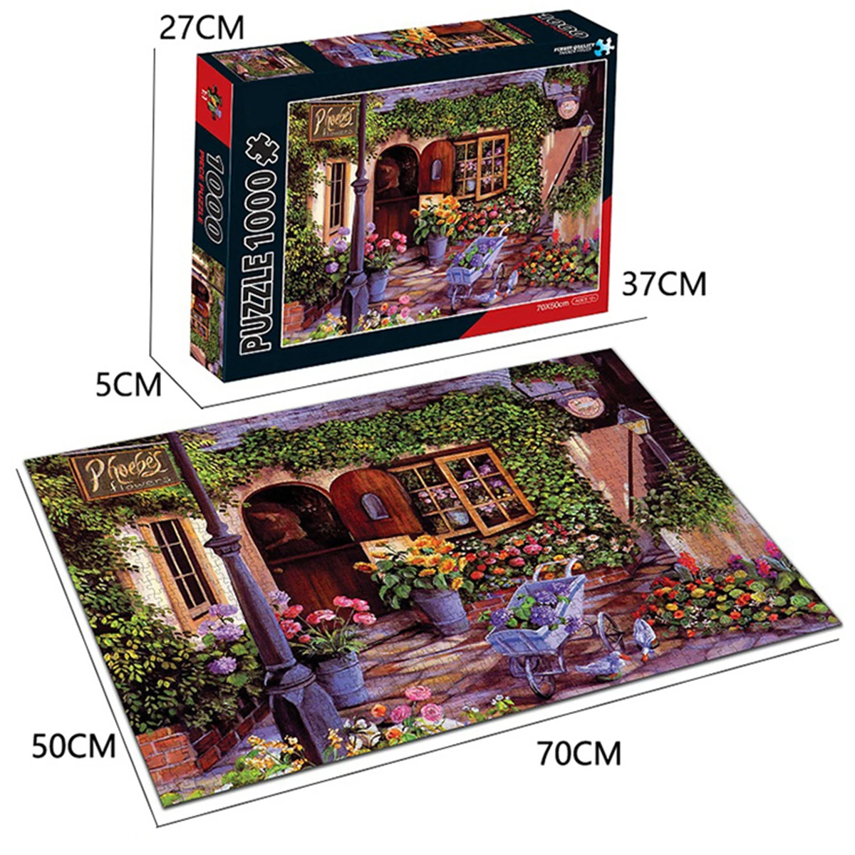 

1000Pcs Jigsaw Puzzle DIY Collections Puzzles highly Decoration Stickers For Adult Kids Educational Toy Castle Puzzles Home