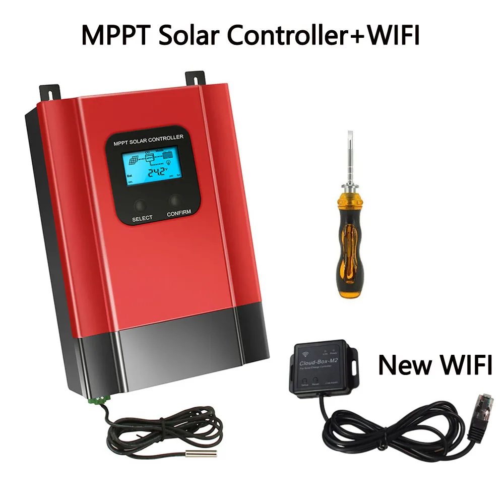 ESmart3 MPPT Солнечный Контроллер заряда 12 в 24 36 48 авто. 60A 50A 40A 30A 20A для солнечных PV