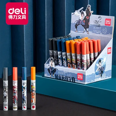 Автоматический карандаш Deli S1354 4 шт. сменный Наруто 2B 0 5 мм подвижный со свинцовыми