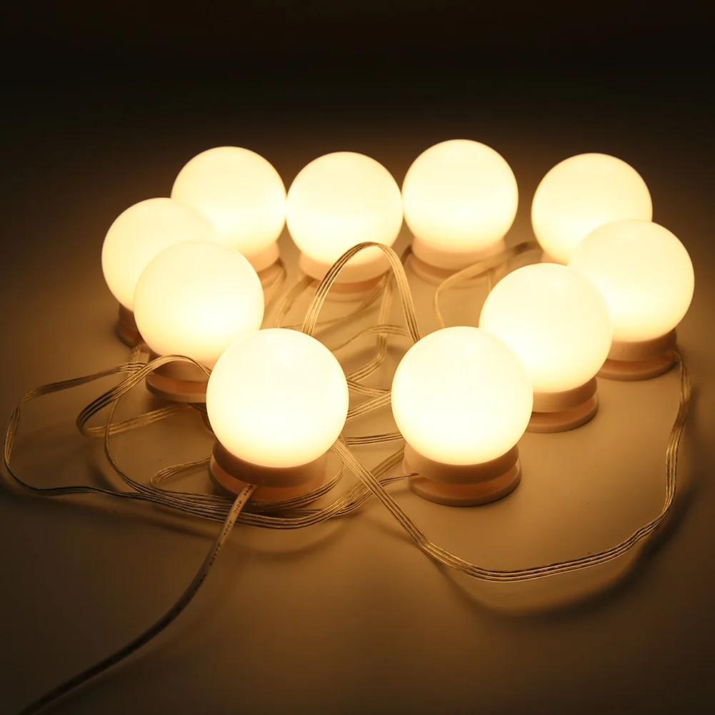 Светодиодный 12V макияж зеркало светильник лампочки Голливуд косметическое s