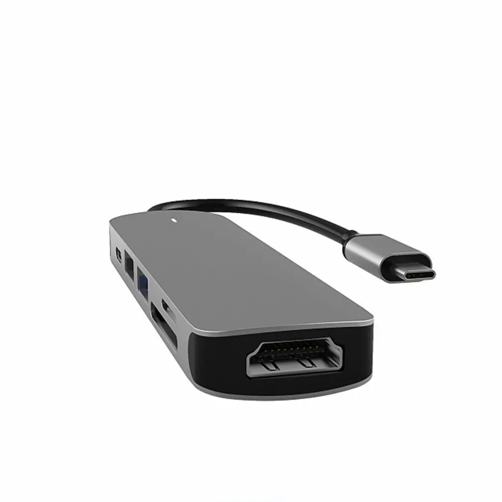 

New USB3.0 C HUB Type C To Multi HUB HDMI-compatible Adapter Dock For MacBook Pro Huawei Mate 30 USB-C Splitter Port Type C HUB