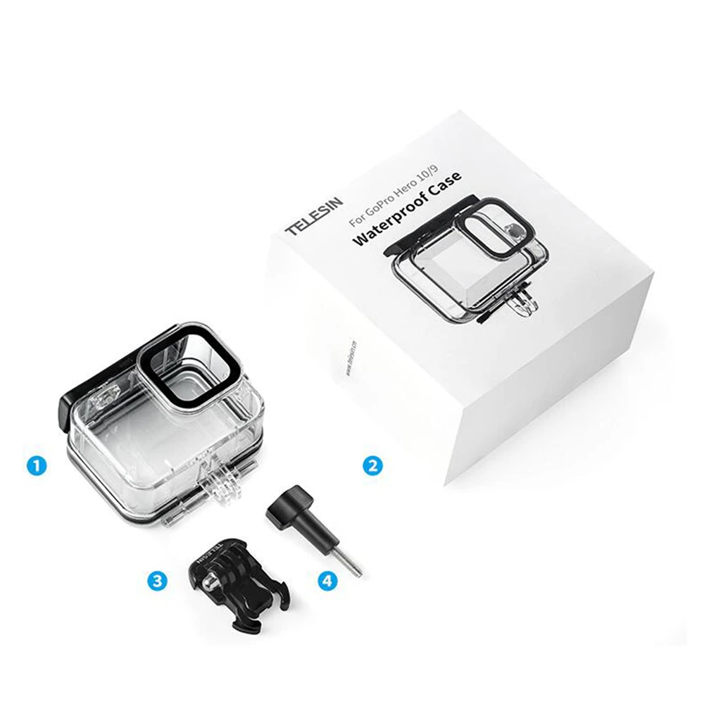 Фото Чехол для камеры GoPro Hero10/9 защищенный от воды до 45 метров Чехол для камеры GoPro Hero10/9 защищенный от воды до 45 метров