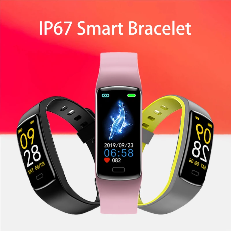 Smart Band Blood Pressure Measurement Pedometer Heart Rate Monitor Fitness Bracelet Waterproof Health Tracker Watch | Электроника