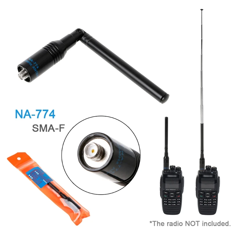 

NA774 SMA-F телескопическая УВЧ/УКВ иди и болтай Walkie Talkie “иди и складная антенна для Baofeng UV5R