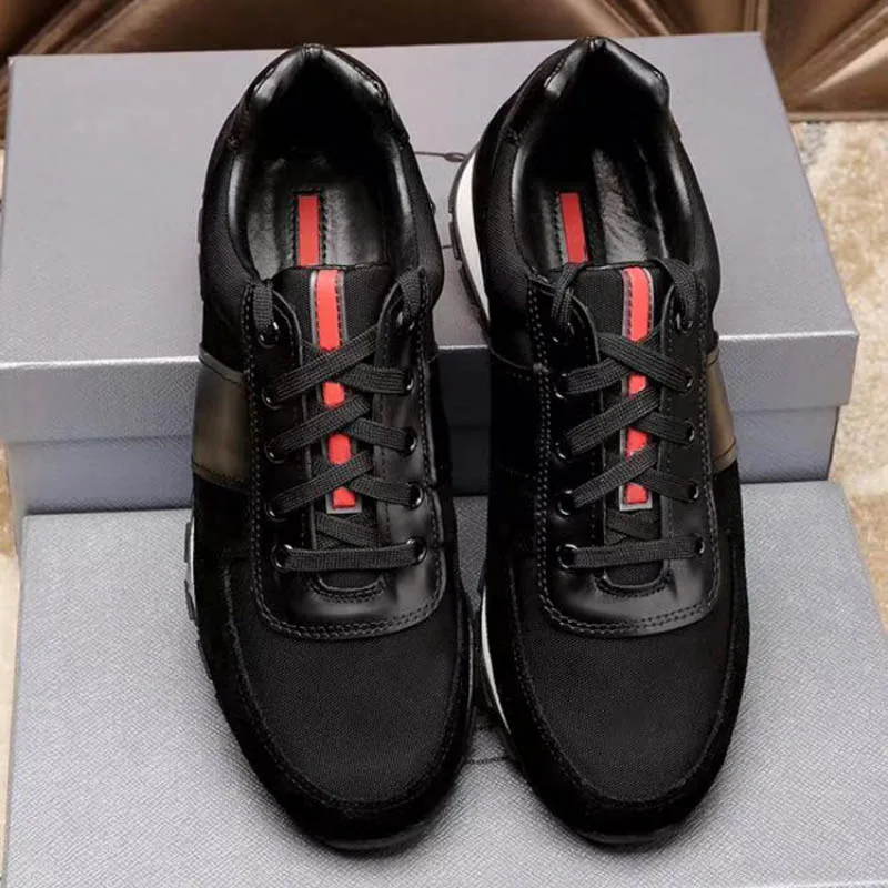 Дизайнерские кожаные мужские кроссовки в стиле пэчворк дышащая Спортивная обувь