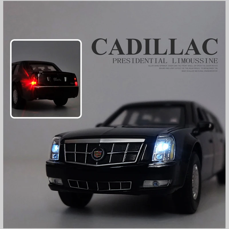 

1:32 Cadillac Presidential Car die cast alloy car model edition collectibles cars toy birthday present boy free shipping