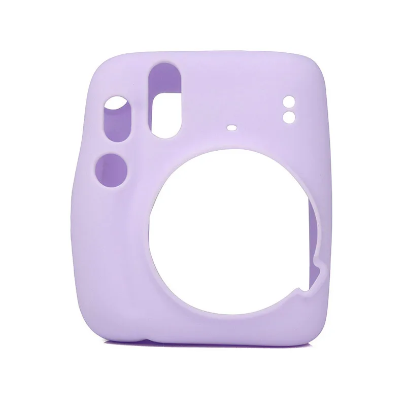 Силиконовый чехол для камеры Fujifilm Instax Mini11 Mini 11 защитный мягкий однотонный с