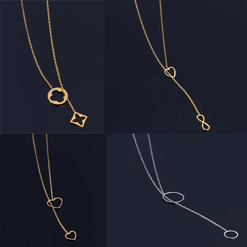 ZUUZ женское колье Золотое длинное ожерелье чокер аксессуары ювелирные изделия