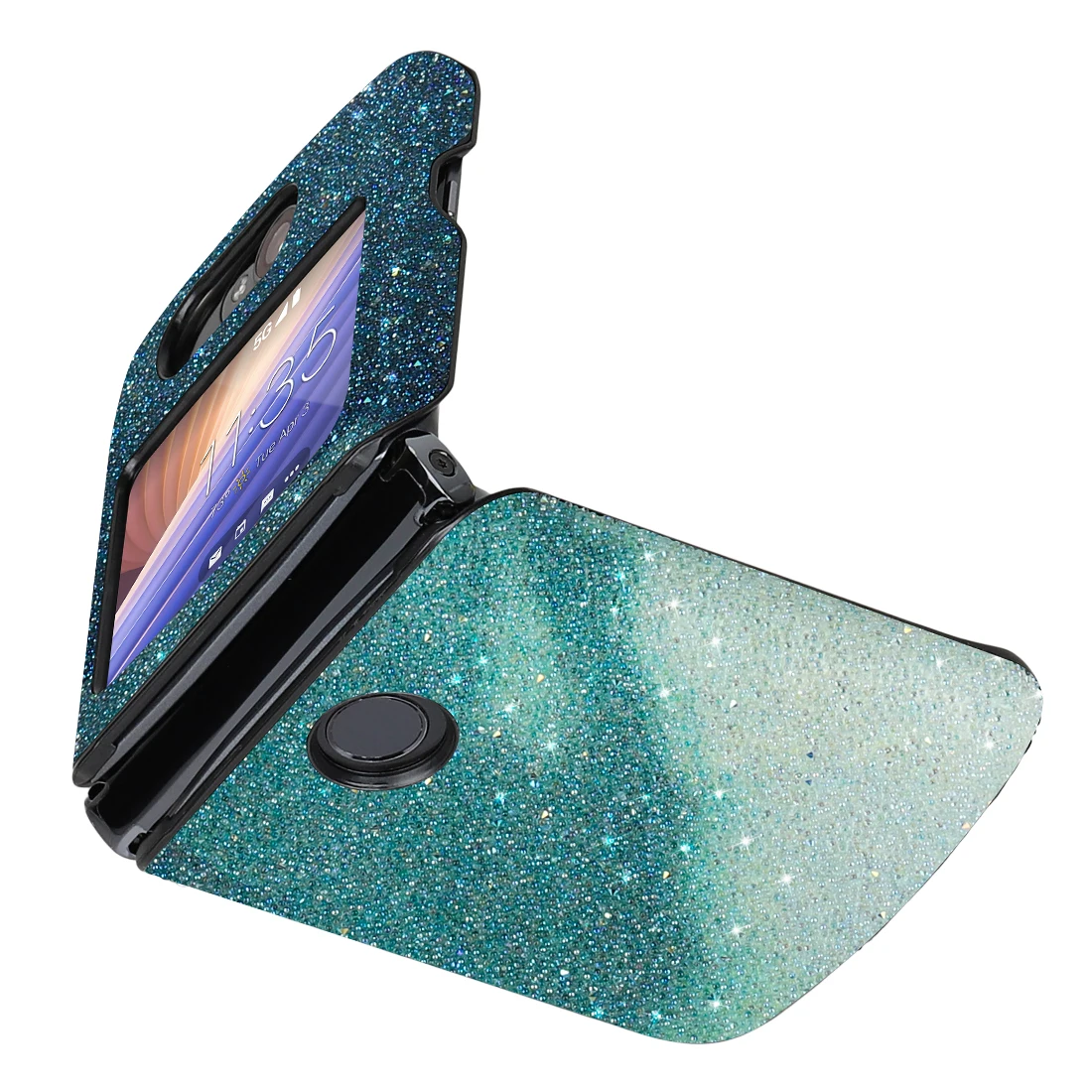 Bling Glitter Shining Flash Hard Back Cover for Motorola Moto Razr 2 5G Case 2020 MotoRazr Funda Shell | Мобильные телефоны и