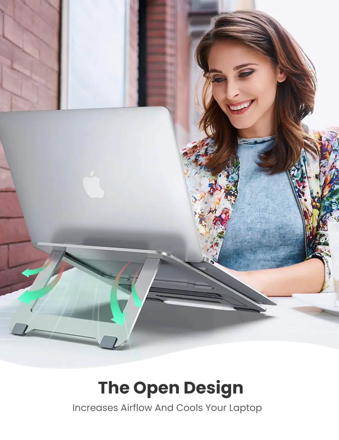 UGREEN Laptop Stand Riser Aluminum Foldable Holder for MacBook Pro Air Dell XPS 15 Chromebook Adjustable Notebook | Автомобили и