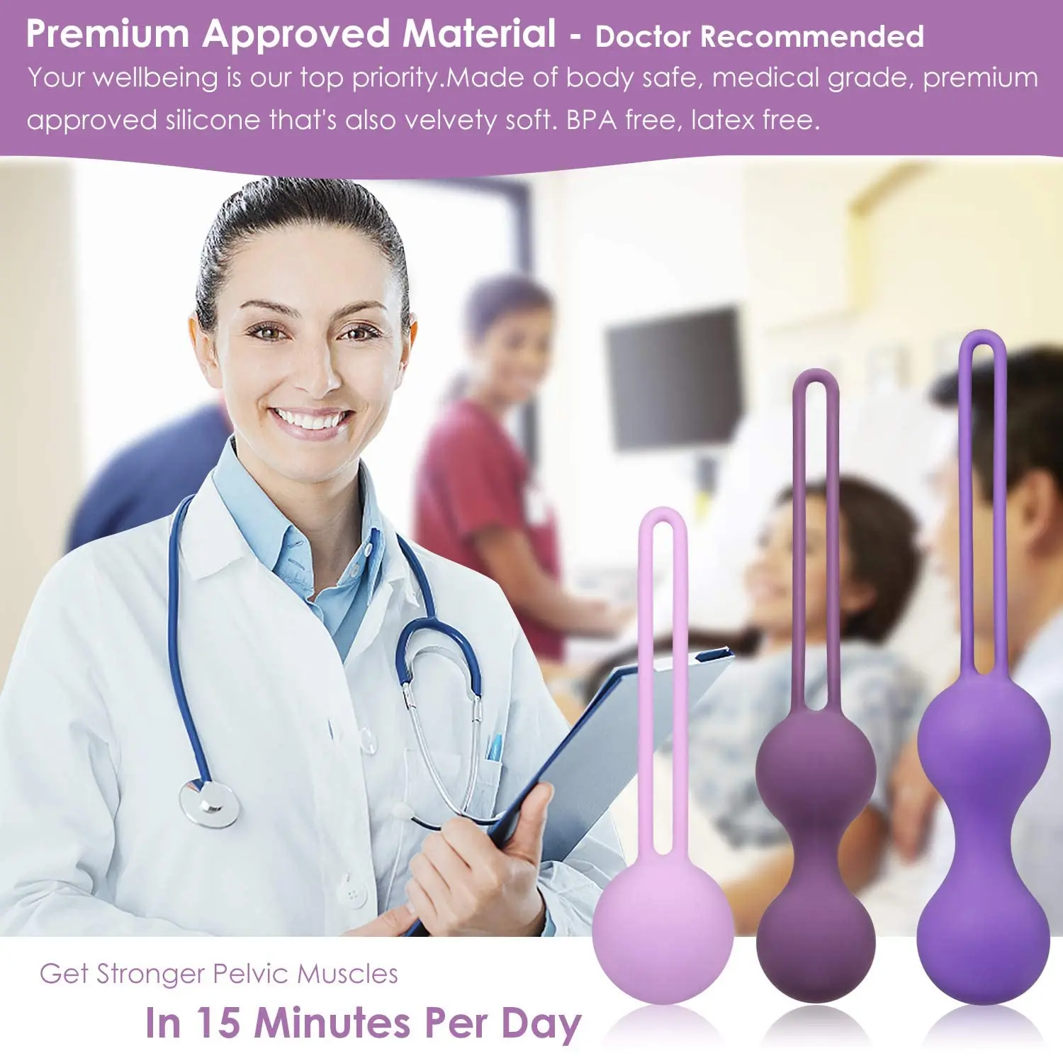 Магия силиконовые гелевые шарики для начинающих мочевого пузыря Управление