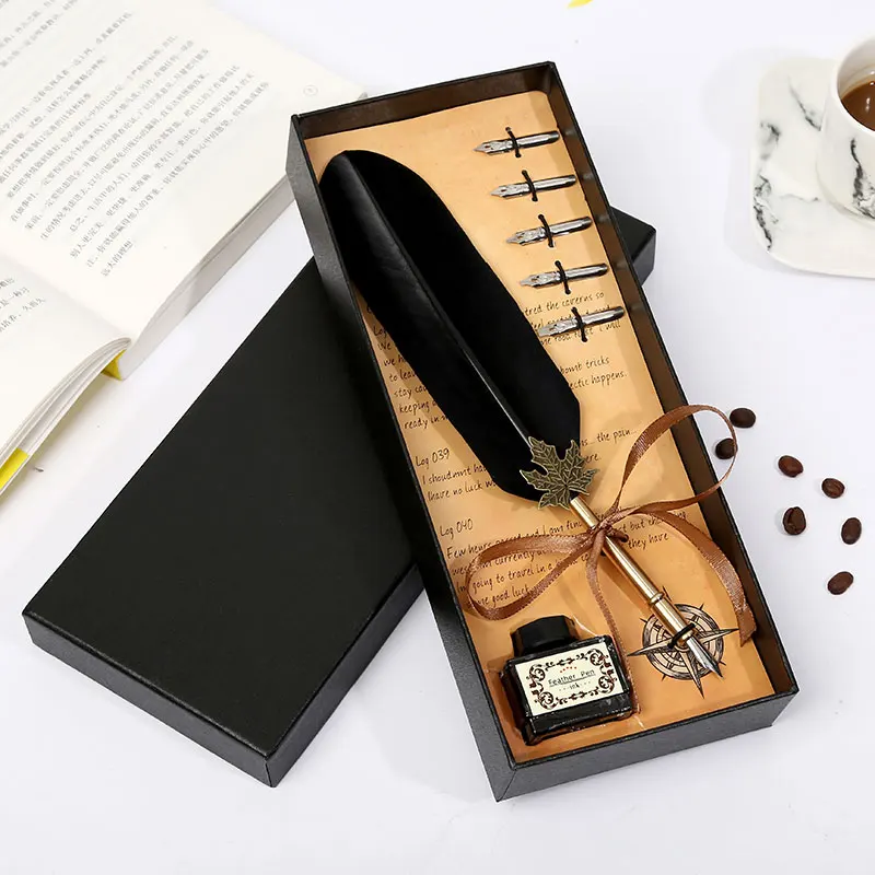 Ретро винтажная ручка для каллиграфии перо офисная письма резка стержень с