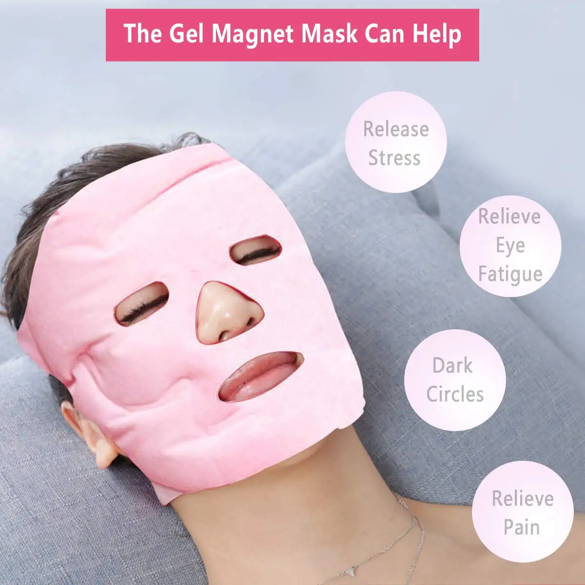 Охлаждающий гель магниты для акупунктурного массажа лица горячая и холодная