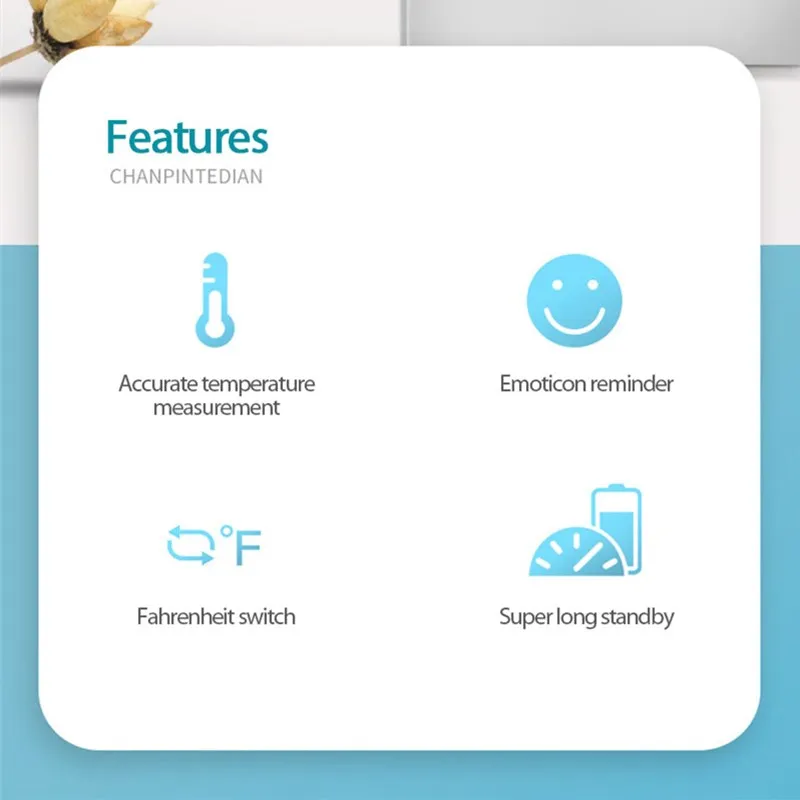 

TH1 Temperature and Humidity Sensor Alarm Smart Home Indoor Hygrometer Electronic Thermometer Detector