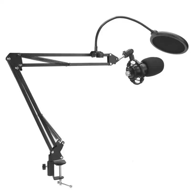 

Condenser Microphone Kit USB Computer Microphone Cardioid Condenser Blowout Prevention Net MIC Equipment Set Condenser MIC Set