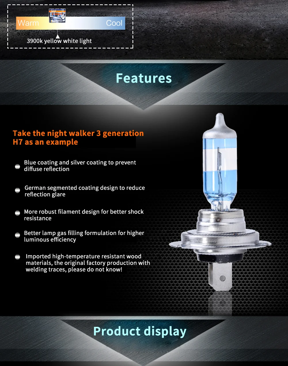 OSRAM Night Breaker H4 12V 55/60W лампа для автомобильных фар ближнего света дальнего света галогеновая лампа [110% ярче цветовая температура 3900 K]