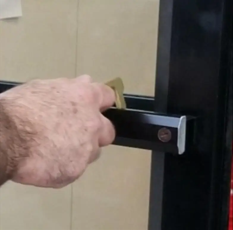 Латунный дверной нож гигиенический Ручной бесконтактный стилус брелок