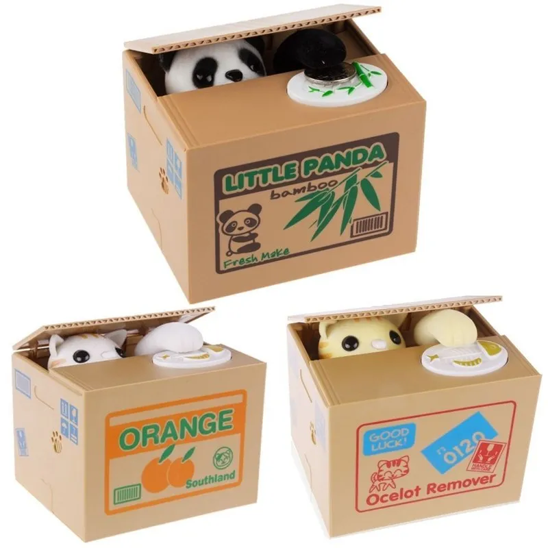 

Magic Toy Box Funny Automatic Coin Stealing Lovely Home Bedroom Decoration Creative Children's Girlfriend Piggy Bank Gift