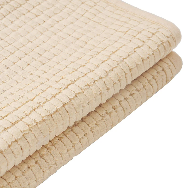 

3 Pieces Bathroom Rugs,Anti-Slip Chenille Bath Rug, Super Absorbent Luxury Shaggy Bath Mats Set, Machine Washable