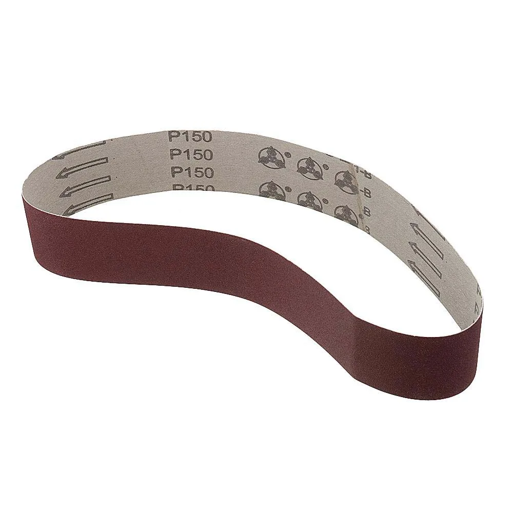 

10pcs Supplies Sanding Belts Reddish Brown Sander Polishing Workshop Abrasive Tools