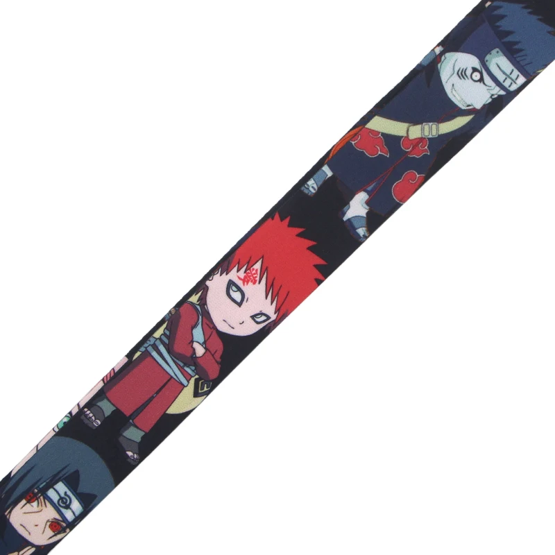 P3993 Dongmanli брелок с символикой Наруто Lanyards держатель удостоверения личности ID карта Пропуск Тренажерный зал мобильный бейдж держатель ключевой ремень