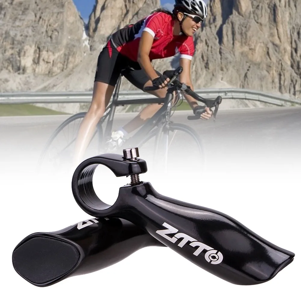 

1 Pair Bicycle Aluminum Barend Premium Bike Vice Handlebar Bike Small Auxiliary Handlebar Auxiliary Riding Horn Rest Handlebar