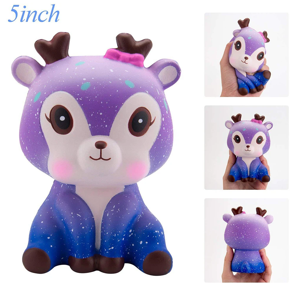 

Children's Decompression Toys Cute Pinch Music Slow Rebound Star Deer Children Adult Vent Squeeze Toys