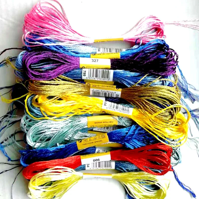 Cross stitch silk thread, mercerized  cross stitch    threads   / cross stitch embroidery thread / Custom     threads  colors  3