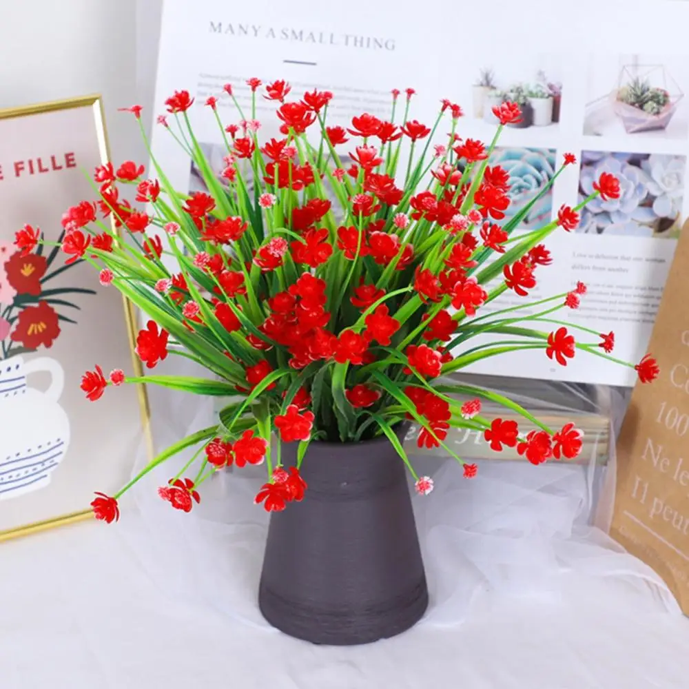 Искусственные цветы 1 пряди устойчивые к УФ-излучению для украшения сада | Дом и