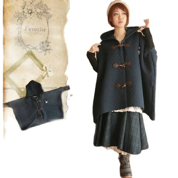 

hoodie ethnic cloak abrigo damen mantel tweed cappotti donna jas chamarras cape femme chaqueta mujer coat jacket autumn winter