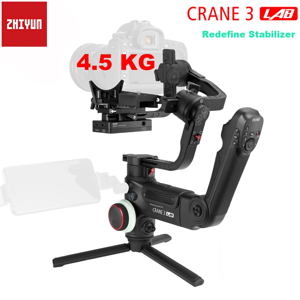 Zhiyun Crane 3 LAB осевой беспроводной FHD камера для передачи изображения стабилизатор