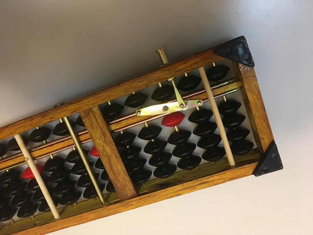 17 колонки деревянные счеты профессиональный китайский соробан инструмент в